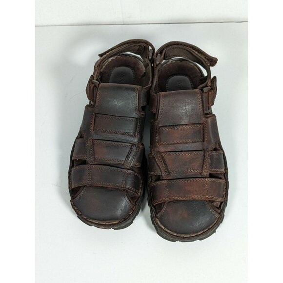 Sketchers Mens Fishermen Comfort Leather Sandal  Chunky Y2K us9 - Picture 1 of 9